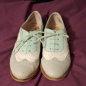 Gorgeous Teal Sam Edelman Oxfords